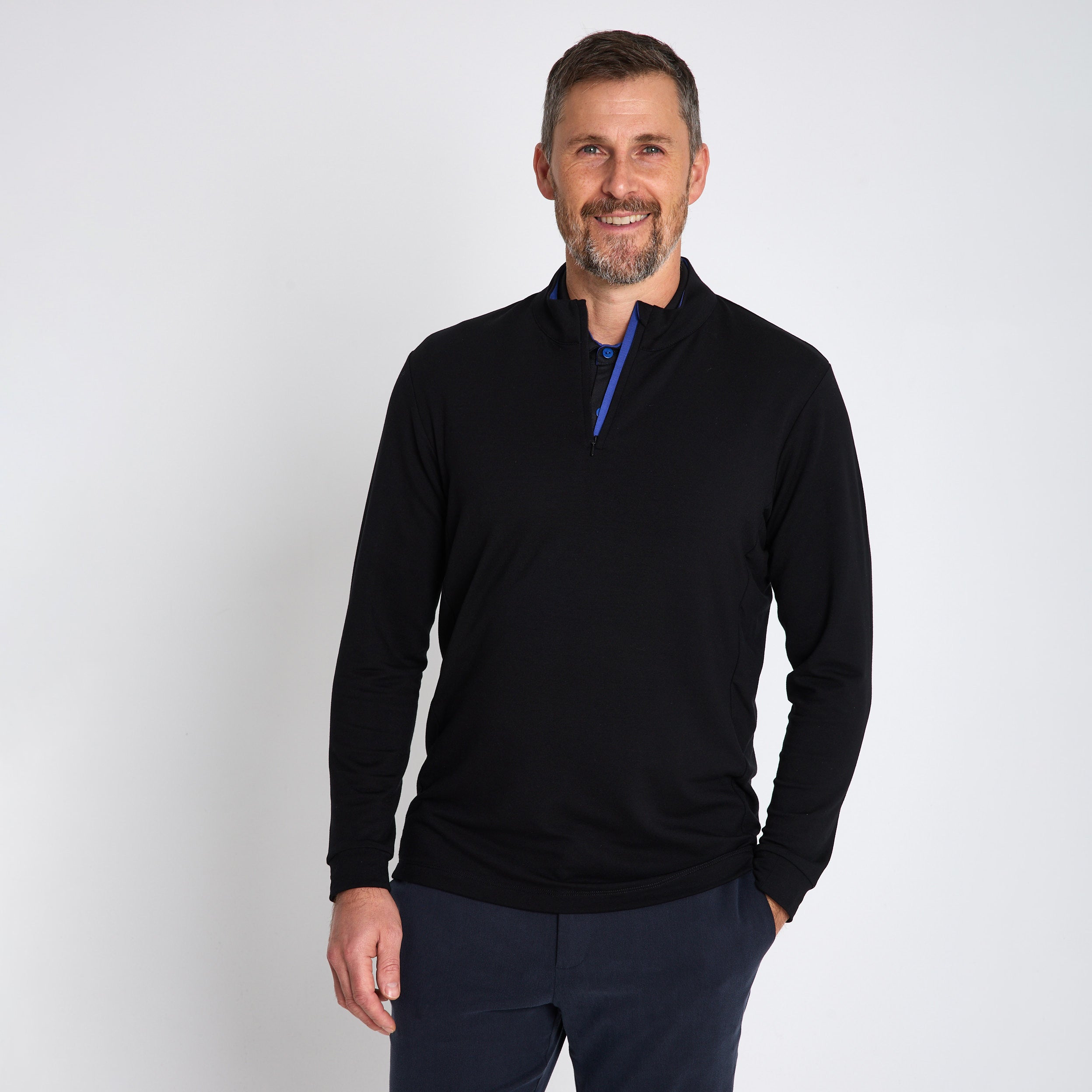 'All Day' Stretch Tencel™ Quarter Zip