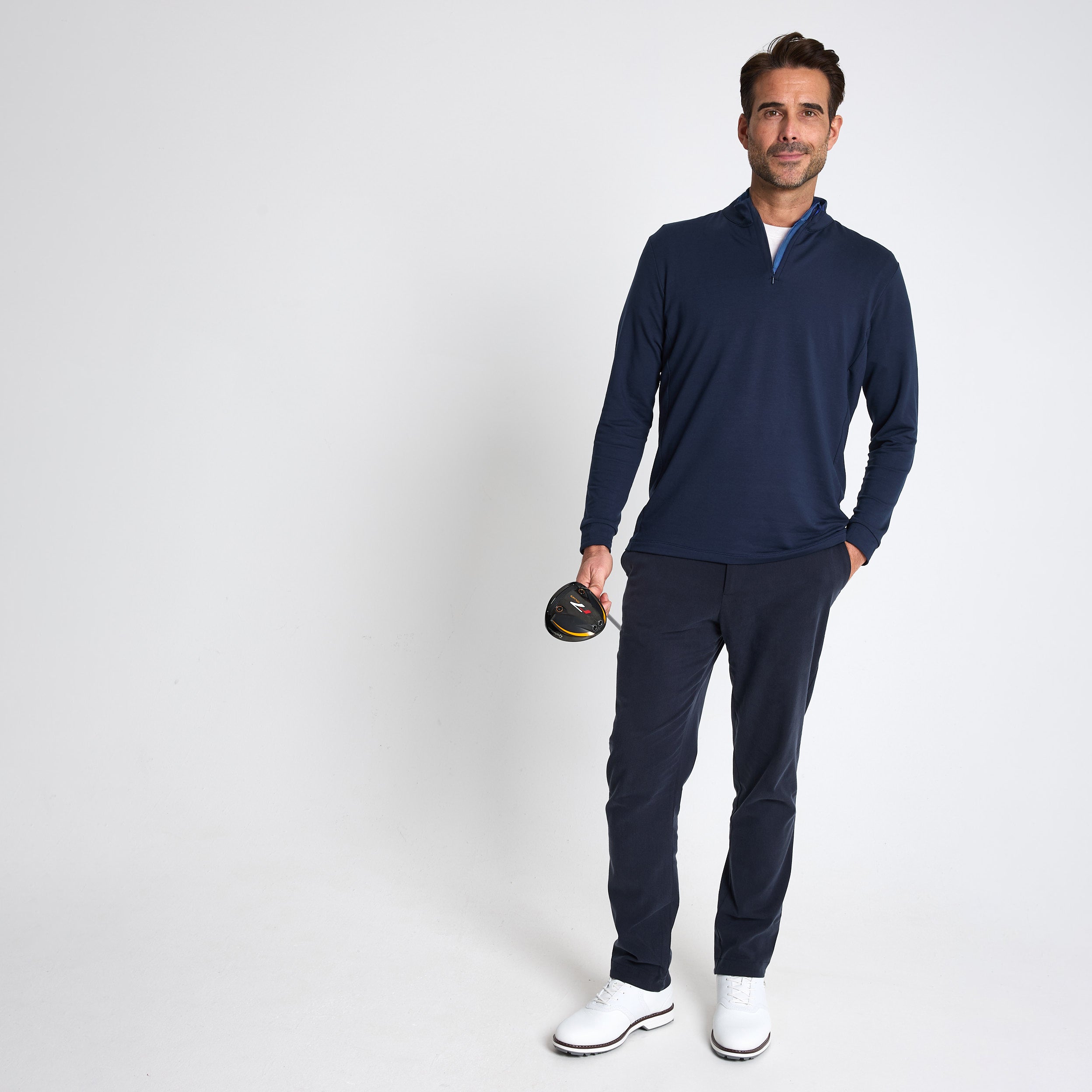 'All Day' Stretch Tencel™ Quarter Zip