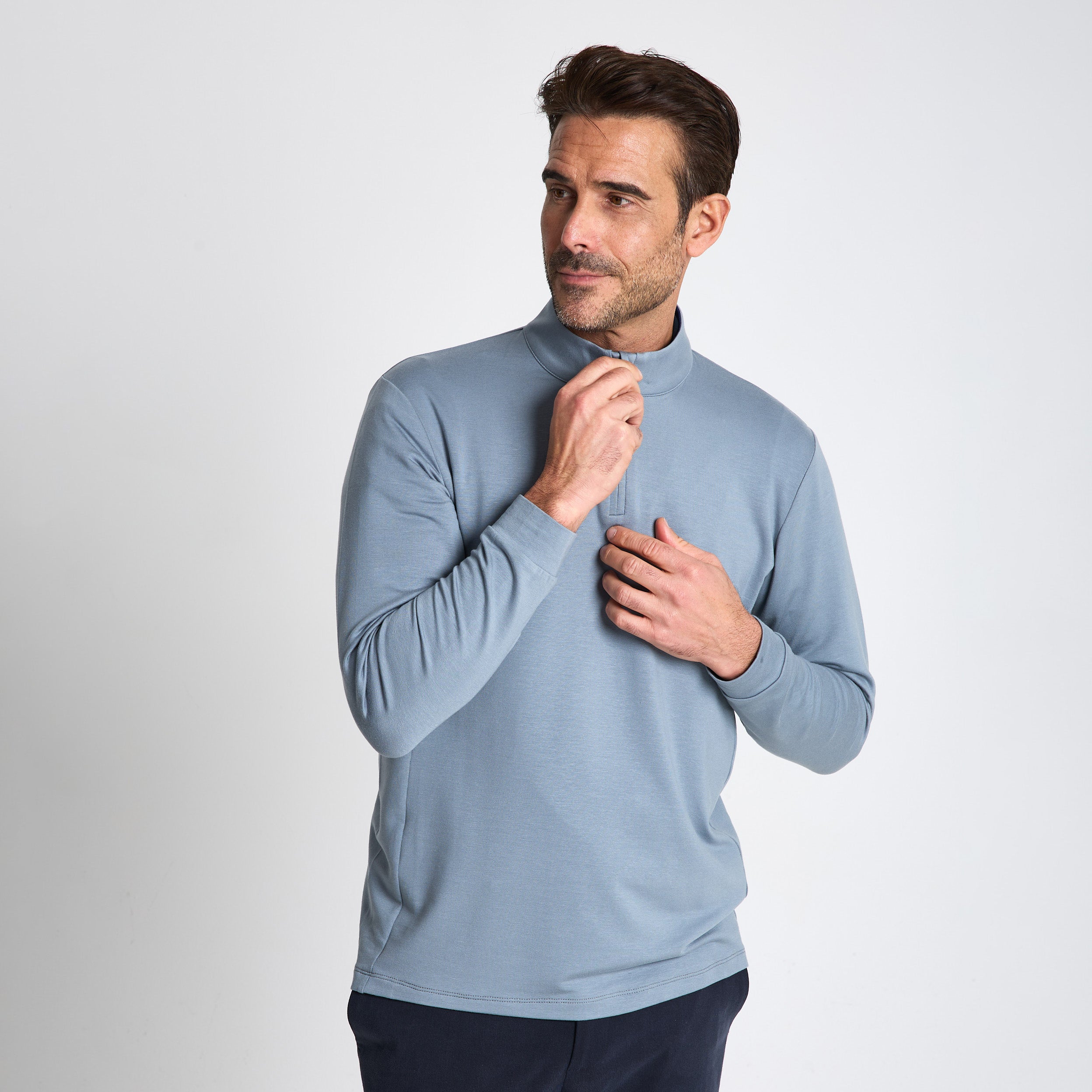 'All Day' Stretch Tencel™ Quarter Zip