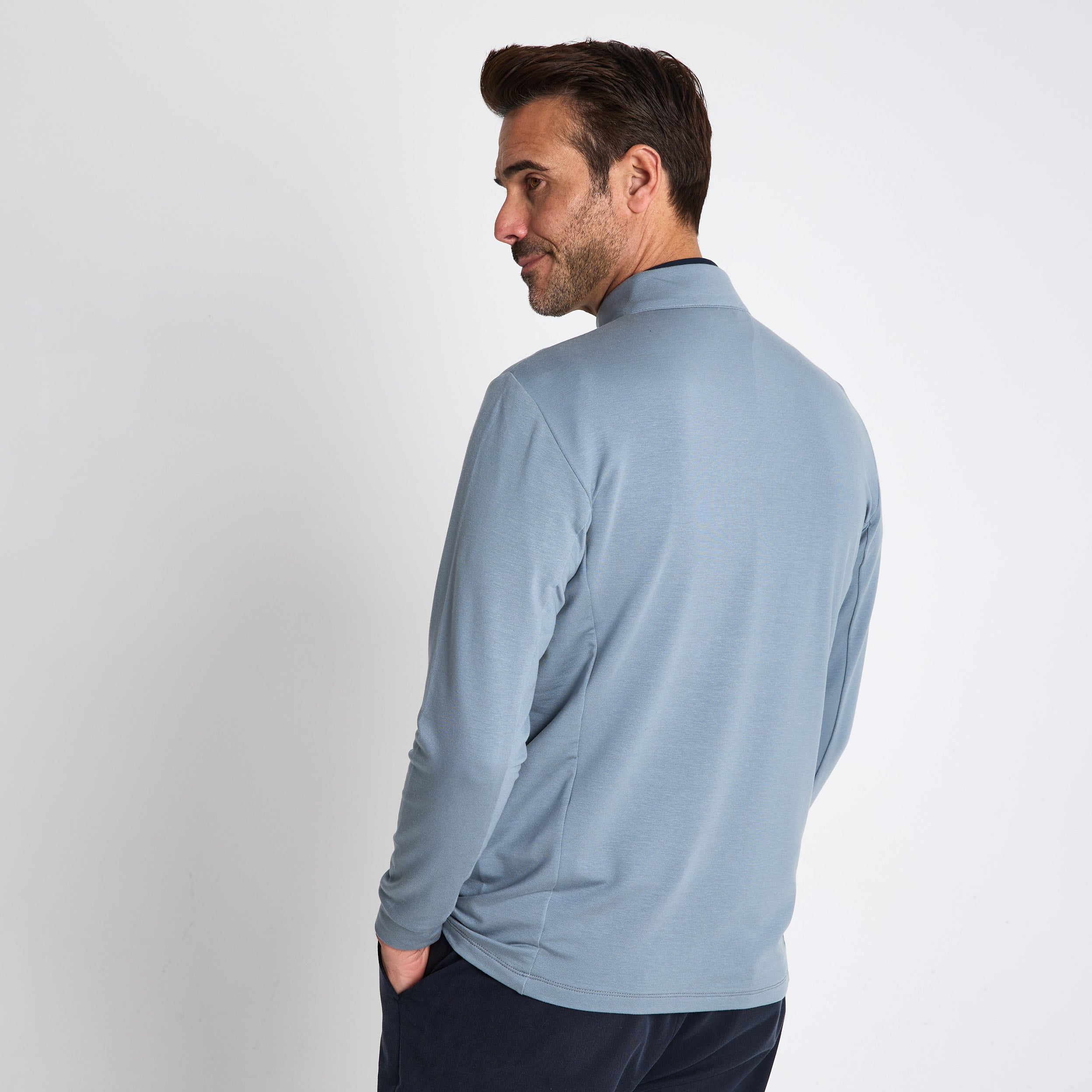'All Day' Stretch Tencel™ Quarter Zip