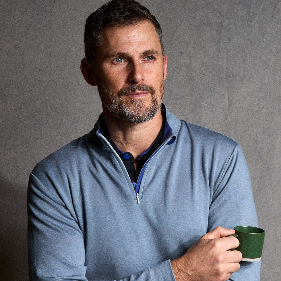 'All Day' Stretch Tencel™ Quarter Zip